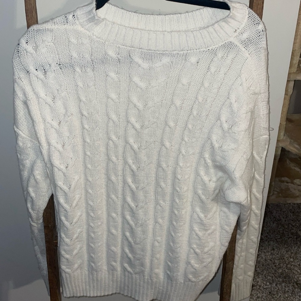 White sweater